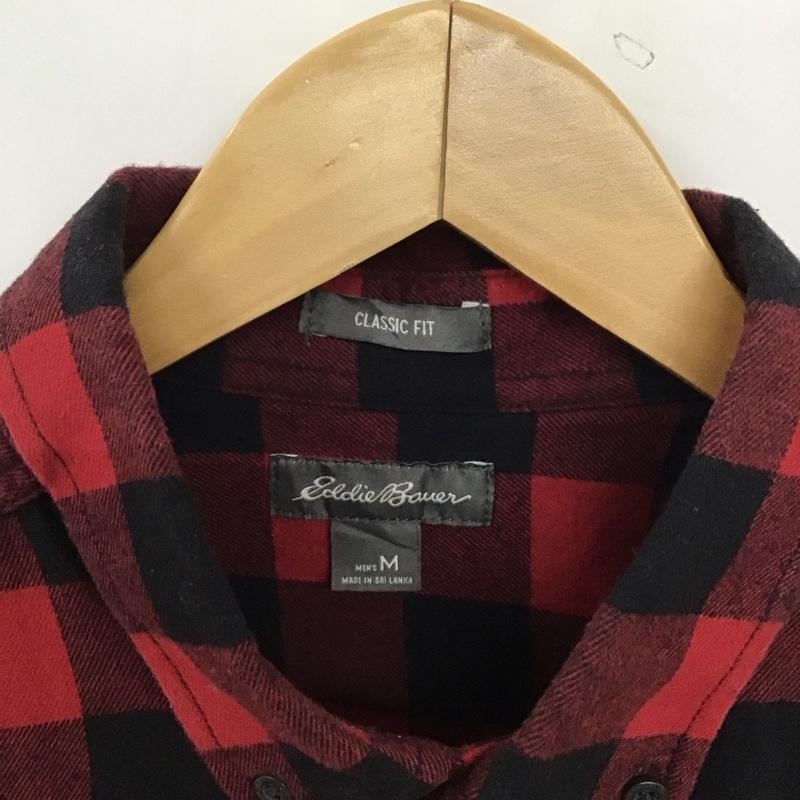 エディーバウアー Eddie Bauer シャツ、ブラウス 長袖 長袖シャツ チェックシャツ カラーシャツ ボタンダウンシャツ M チェック マルチカラー / マルチカラー /  メンズ USED 古着 中古 10150449