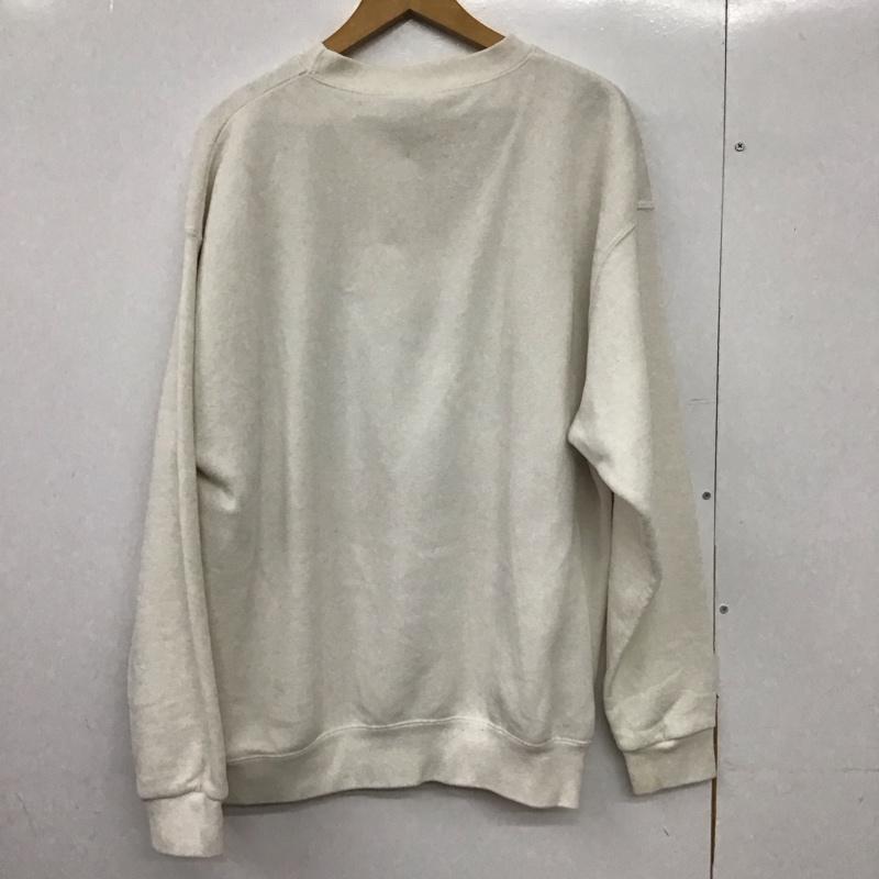 古着 USED トレーナー 長袖 長袖トレーナー スウェット クルーネック プルオーバー 80s 90s usa製 XL プリント 白 / ホワイト /  メンズ USED 古着 中古 10150455