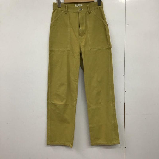 フリークスストア FREAK S STORE パンツ ワークパンツ、ペインターパンツ S 無地 黄緑 / イエローグリーン /  レディース USED 古着 中古 10150461