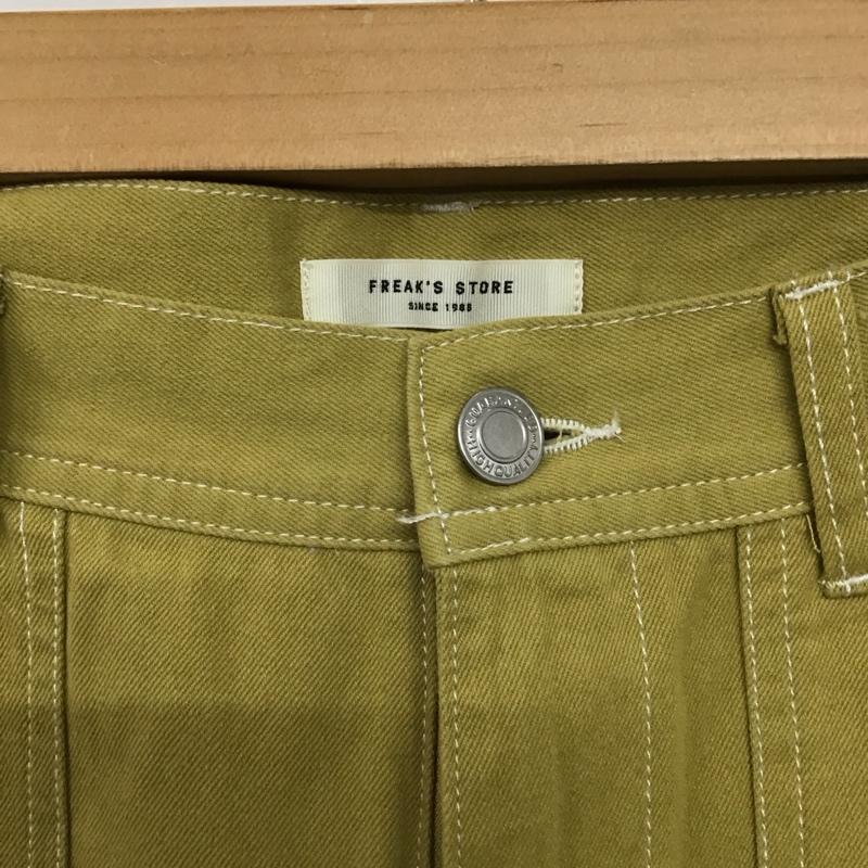 フリークスストア FREAK S STORE パンツ ワークパンツ、ペインターパンツ S 無地 黄緑 / イエローグリーン /  レディース USED 古着 中古 10150461
