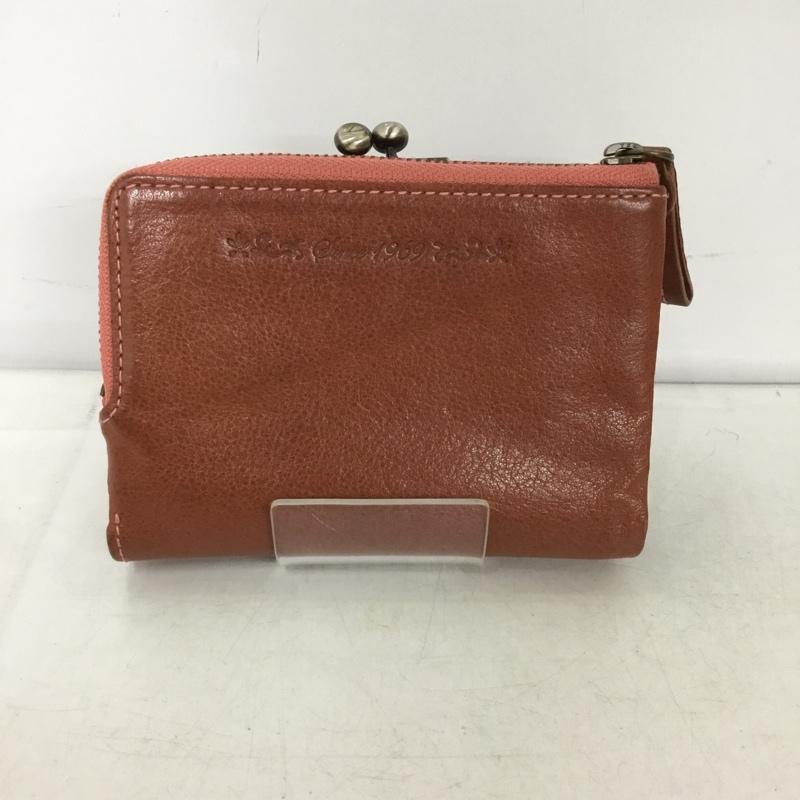 ダコタ Dakota 財布 二つ折り がま口 ロゴ、文字 茶 / ブラウン /  レディース USED 古着 中古 10150462