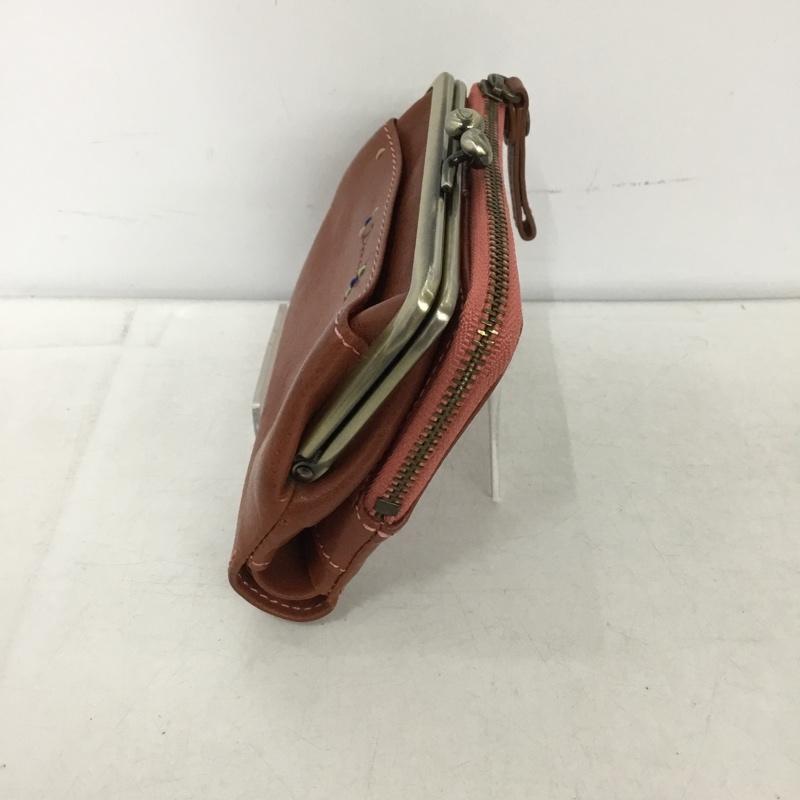ダコタ Dakota 財布 二つ折り がま口 ロゴ、文字 茶 / ブラウン /  レディース USED 古着 中古 10150462