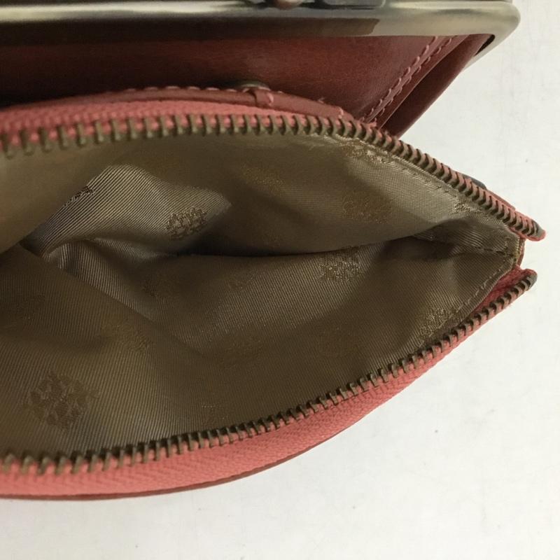 ダコタ Dakota 財布 二つ折り がま口 ロゴ、文字 茶 / ブラウン /  レディース USED 古着 中古 10150462