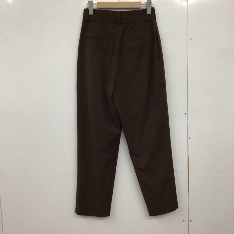 ミースロエ MIESROHE パンツ スラックス 0 無地 茶 / ブラウン /  レディース USED 古着 中古 10150464