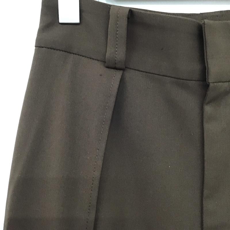 ミースロエ MIESROHE パンツ スラックス 0 無地 茶 / ブラウン /  レディース USED 古着 中古 10150464