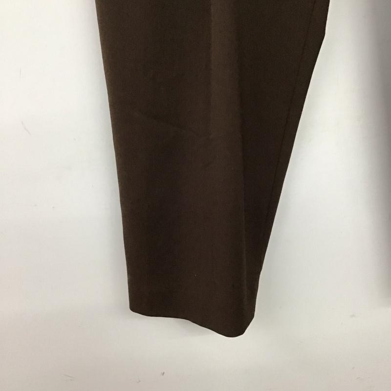 ミースロエ MIESROHE パンツ スラックス 0 無地 茶 / ブラウン /  レディース USED 古着 中古 10150464