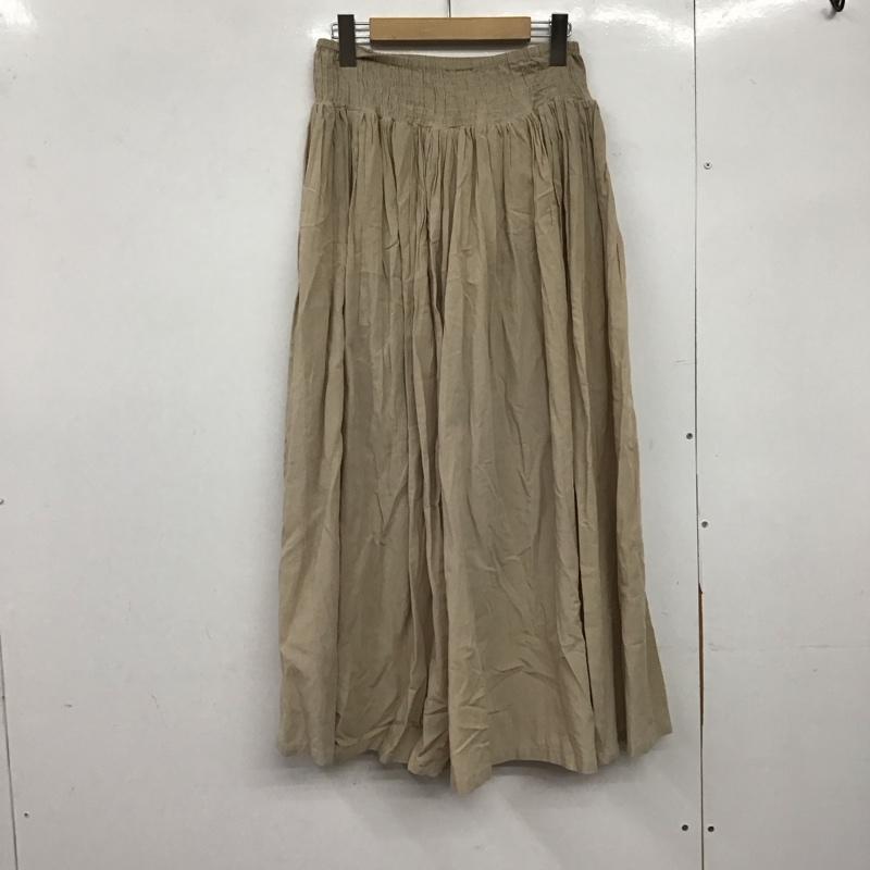 アズールバイマウジー AZUL BY MOUSSY スカート ロングスカート 250dss31-233d S 無地 ベージュ / ベージュ /  レディース USED 古着 中古 10150465