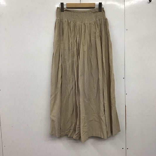 アズールバイマウジー AZUL BY MOUSSY スカート ロングスカート 250dss31-233d S 無地 ベージュ / ベージュ /  レディース USED 古着 中古 10150465
