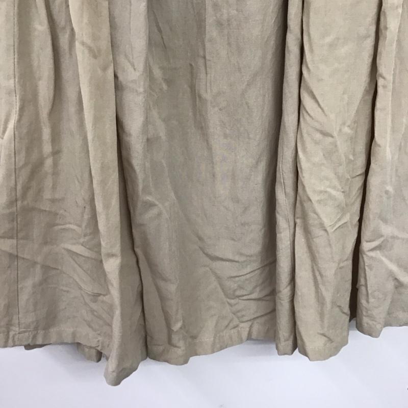 アズールバイマウジー AZUL BY MOUSSY スカート ロングスカート 250dss31-233d S 無地 ベージュ / ベージュ /  レディース USED 古着 中古 10150465