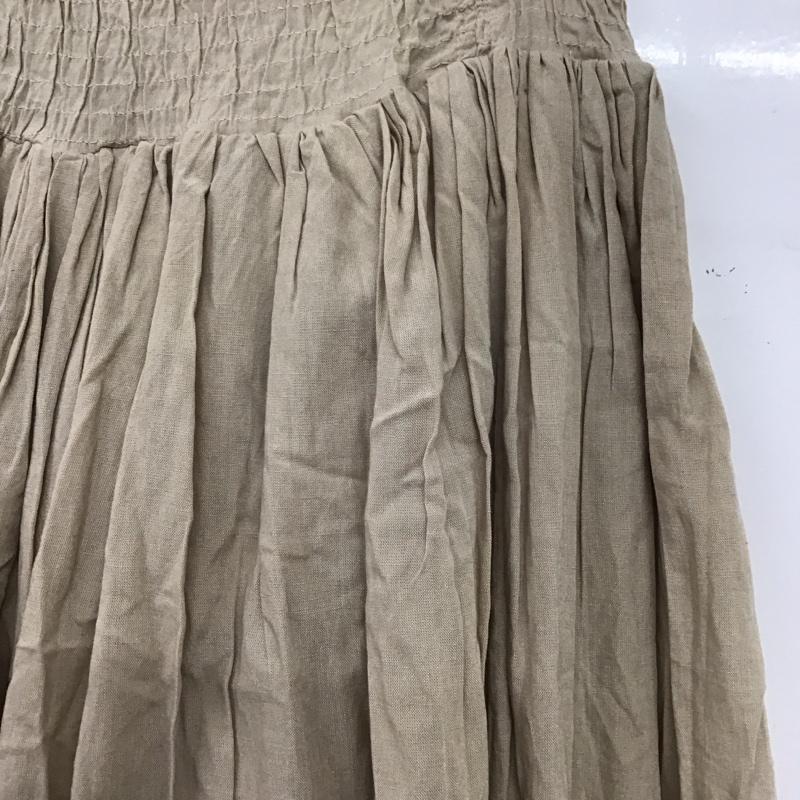 アズールバイマウジー AZUL BY MOUSSY スカート ロングスカート 250dss31-233d S 無地 ベージュ / ベージュ /  レディース USED 古着 中古 10150465
