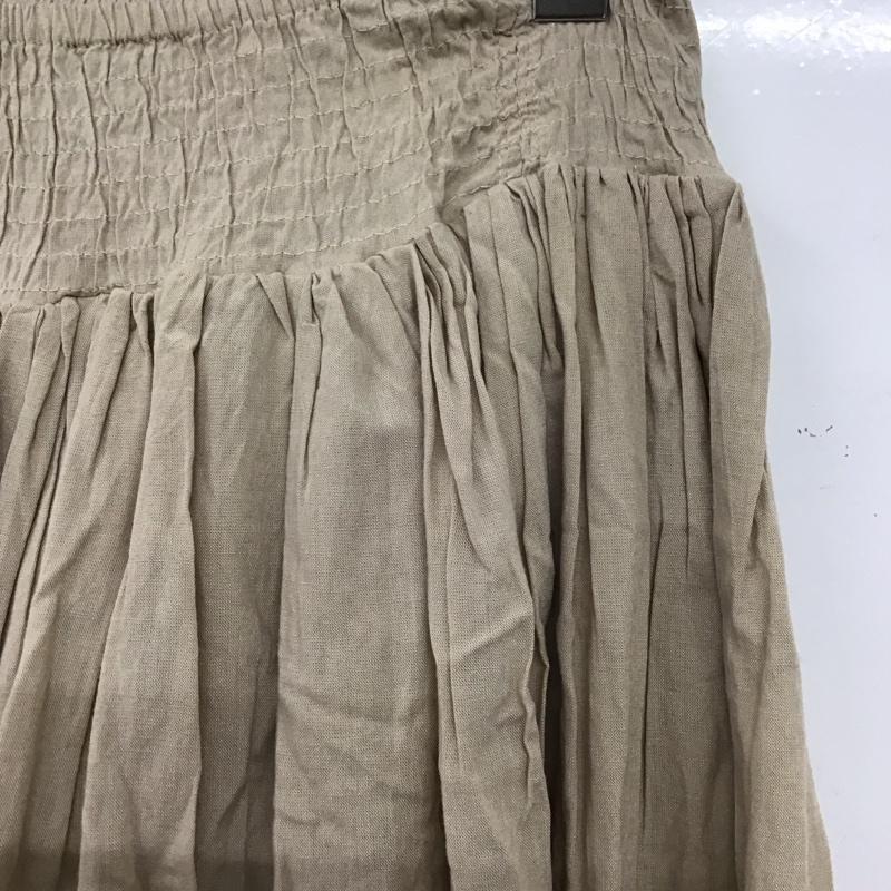 アズールバイマウジー AZUL BY MOUSSY スカート ロングスカート 250dss31-233d S 無地 ベージュ / ベージュ /  レディース USED 古着 中古 10150465