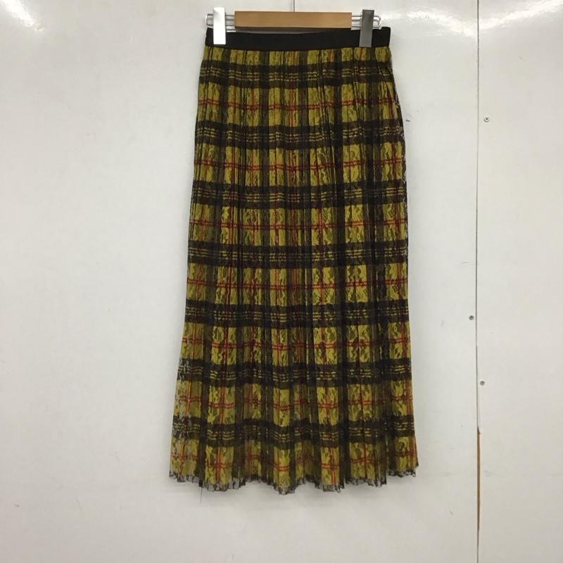 マウジー MOUSSY スカート ロングスカート 010bas30-6450 FREE チェック マルチカラー / マルチカラー /  レディース USED 古着 中古 10150468