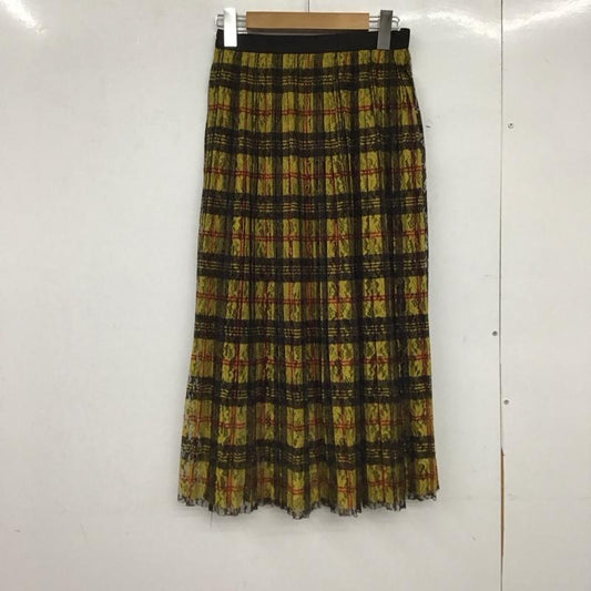 マウジー MOUSSY スカート ロングスカート 010bas30-6450 FREE チェック マルチカラー / マルチカラー /  レディース USED 古着 中古 10150468