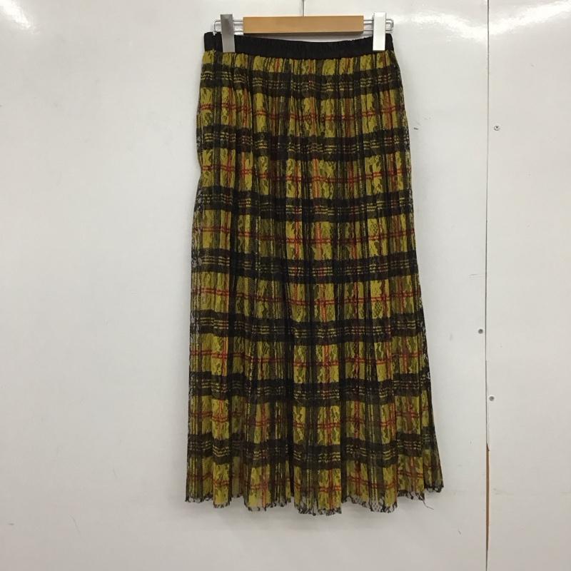 マウジー MOUSSY スカート ロングスカート 010bas30-6450 FREE チェック マルチカラー / マルチカラー /  レディース USED 古着 中古 10150468