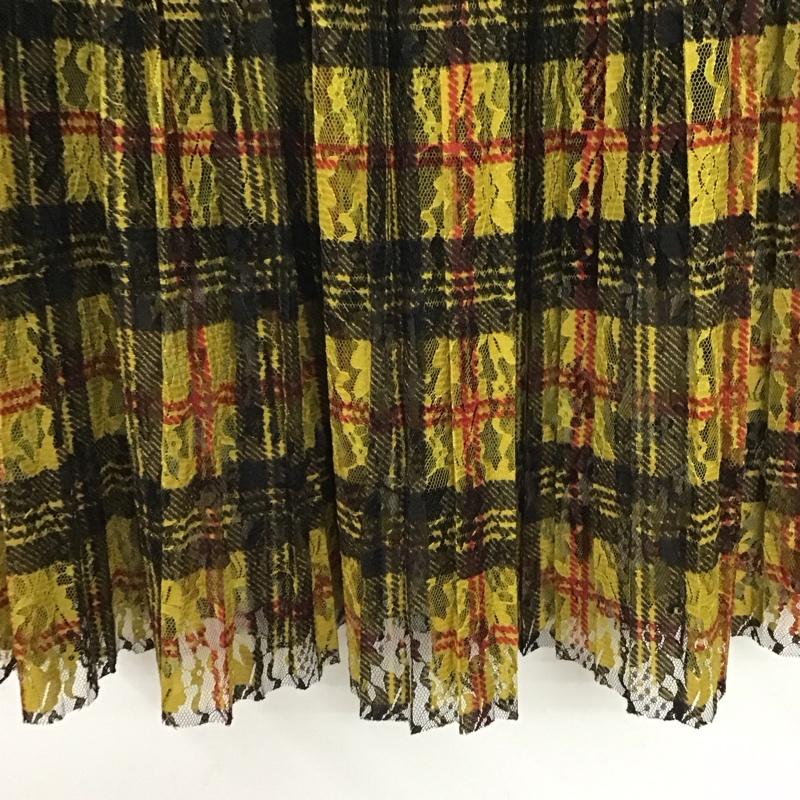マウジー MOUSSY スカート ロングスカート 010bas30-6450 FREE チェック マルチカラー / マルチカラー /  レディース USED 古着 中古 10150468