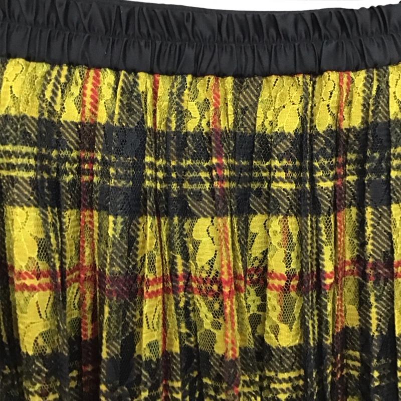 マウジー MOUSSY スカート ロングスカート 010bas30-6450 FREE チェック マルチカラー / マルチカラー /  レディース USED 古着 中古 10150468