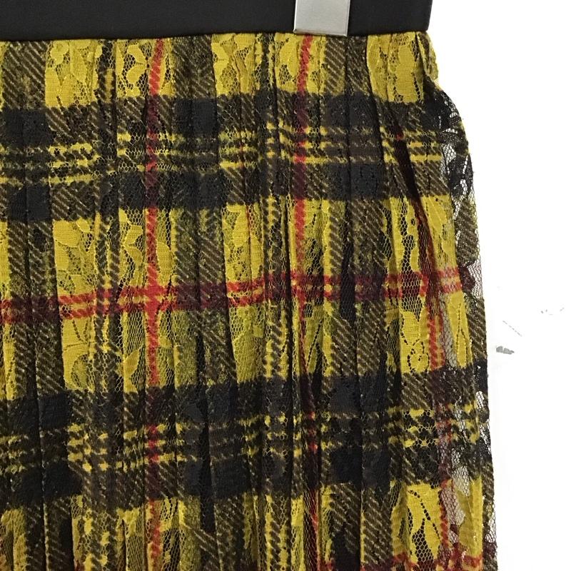 マウジー MOUSSY スカート ロングスカート 010bas30-6450 FREE チェック マルチカラー / マルチカラー /  レディース USED 古着 中古 10150468