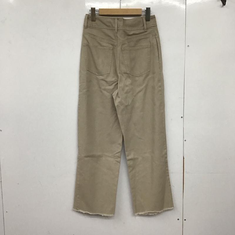 ローリーズファーム LOWRYS FARM パンツ スラックス M 無地 ベージュ / ベージュ /  レディース USED 古着 中古 10150469