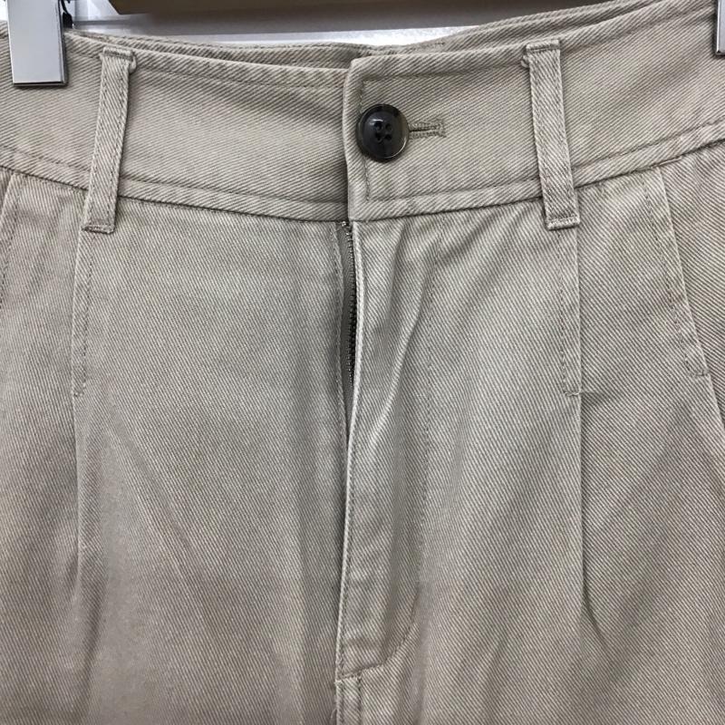 ローリーズファーム LOWRYS FARM パンツ スラックス M 無地 ベージュ / ベージュ /  レディース USED 古着 中古 10150469