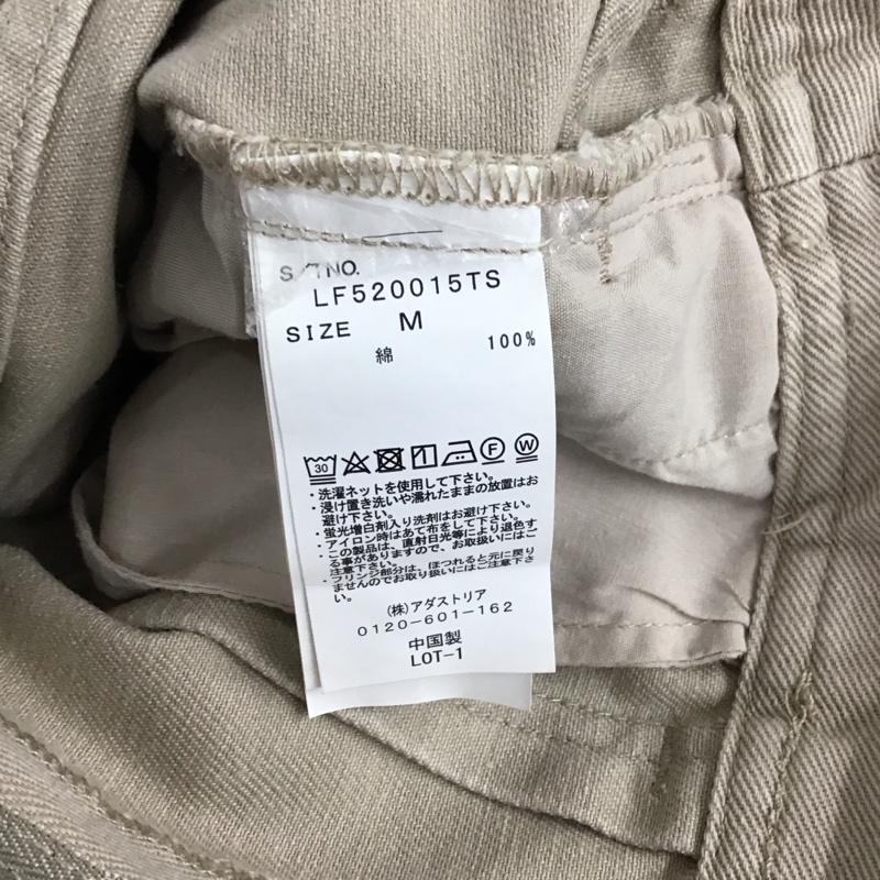 ローリーズファーム LOWRYS FARM パンツ スラックス M 無地 ベージュ / ベージュ /  レディース USED 古着 中古 10150469