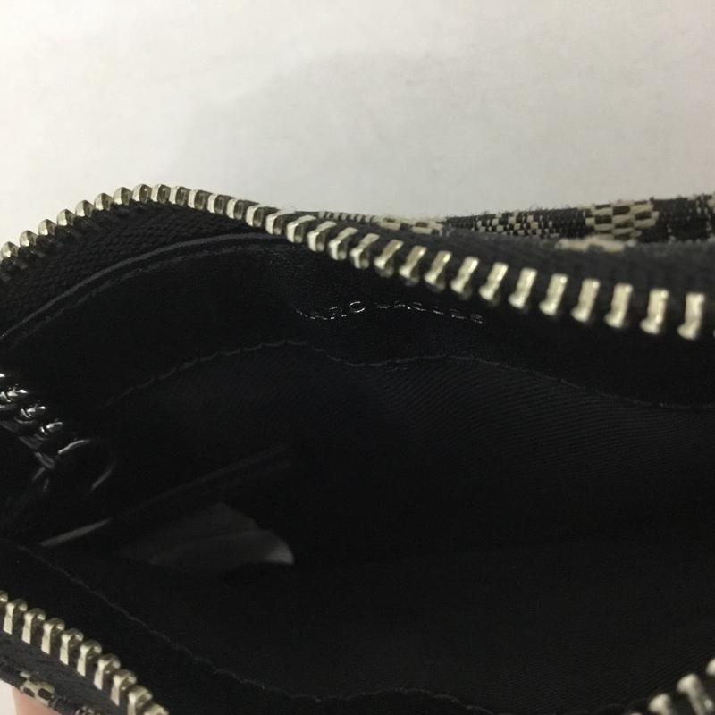 マークジェイコブス MARCJACOBS カードケース カードケース S182M12FA22 261 モノグラム ジャガード コインケース ロゴ、文字 黒 / ブラック /  レディース USED 古着 中古 10150470