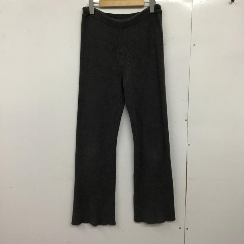フリークスストア FREAK S STORE ボトムス ボトムス ニットパンツ M 無地 灰 / グレー /  レディース USED 古着 中古 10150472