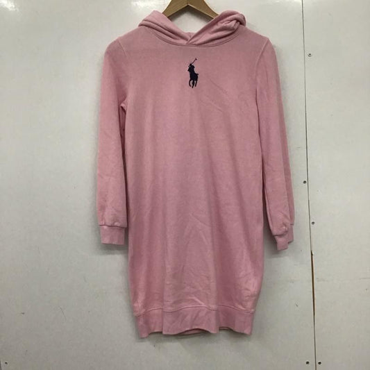 ラルフローレン RALPHLAUREN ワンピース ひざ丈スカート XL 無地 桃 / ピンク /  レディース USED 古着 中古 10150474