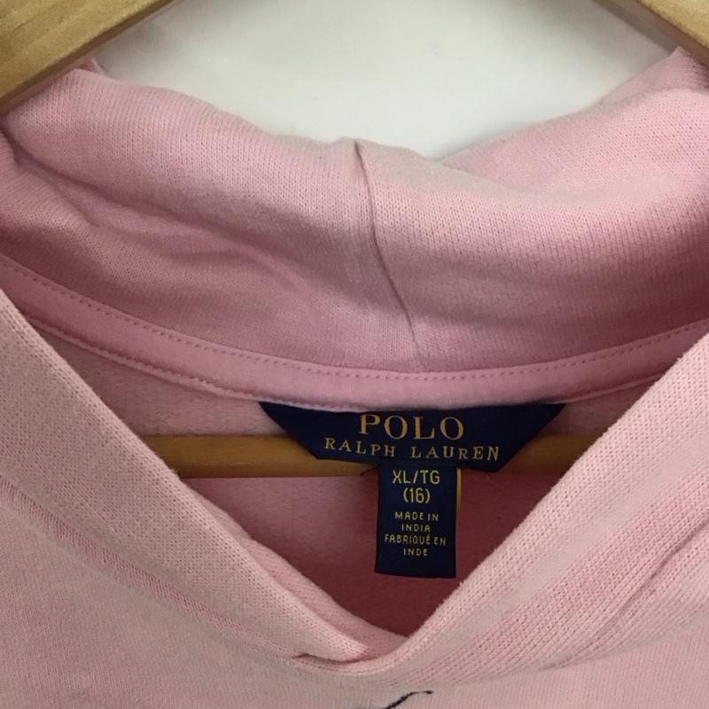 ラルフローレン RALPHLAUREN ワンピース ひざ丈スカート XL 無地 桃 / ピンク /  レディース USED 古着 中古 10150474