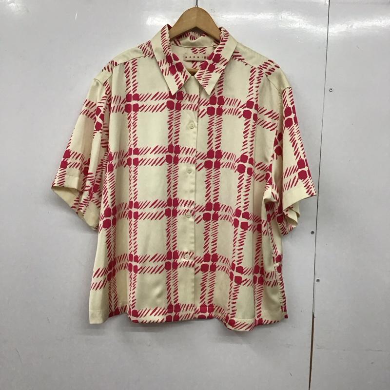 ユニクロ UNIQLO シャツ、ブラウス 半袖 231-451548 オープンカラーシャツ XXL 総柄 マルチカラー / マルチカラー /  レディース USED 古着 中古 10150478