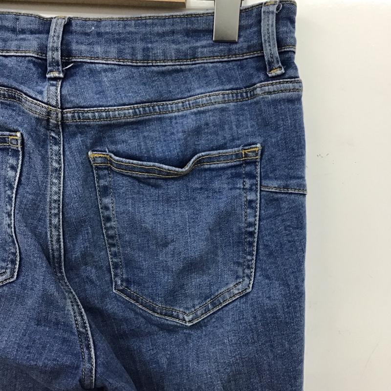ザラ ZARA パンツ デニム、ジーンズ 38 無地 水色 / ライトブルー /  レディース USED 古着 中古 10150482