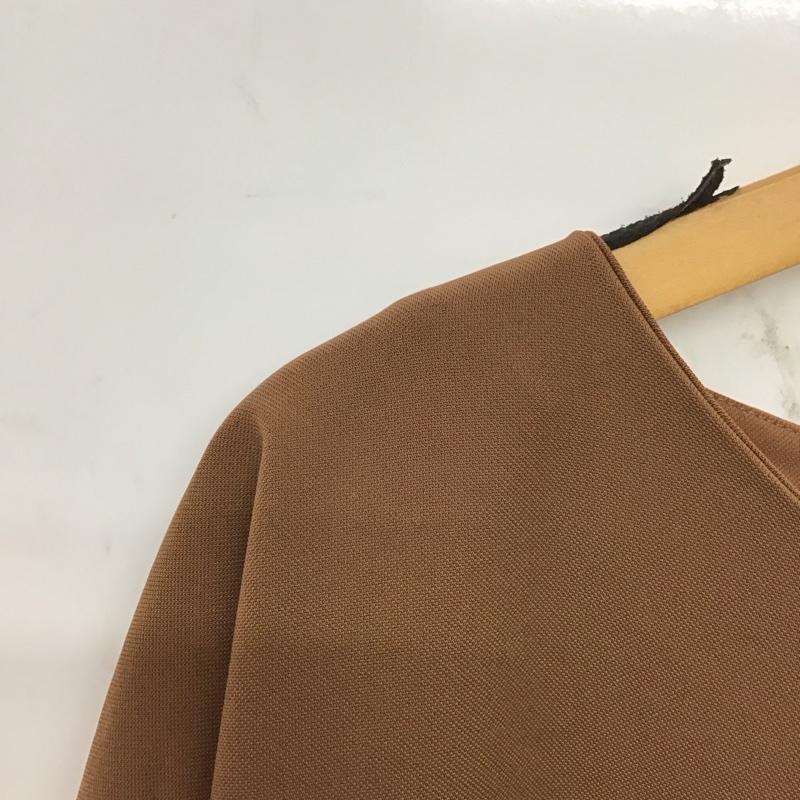 テチチ Te chichi シャツ、ブラウス 長袖 FREE 無地 茶 / ブラウン /  レディース USED 古着 中古 10150486