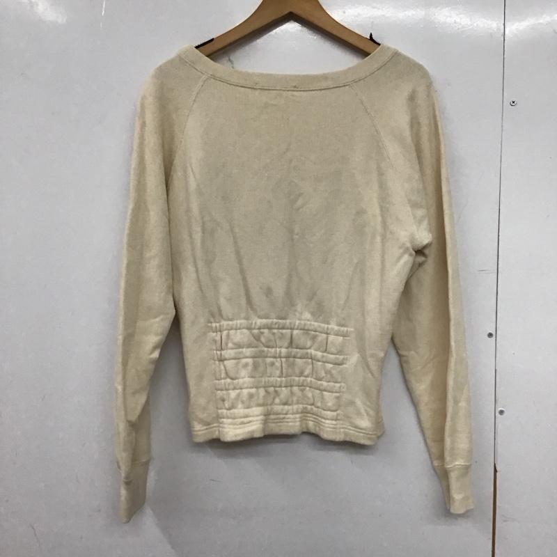 マウジー MOUSSY トレーナー 長袖 010AAT80-5960 1 無地 アイボリー / アイボリー /  レディース USED 古着 中古 10150488