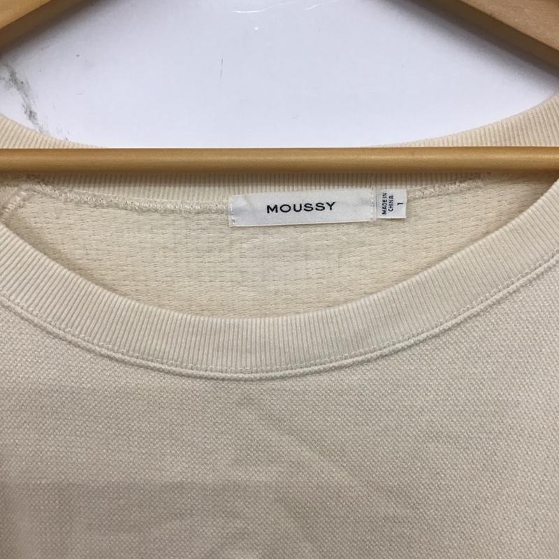 マウジー MOUSSY トレーナー 長袖 010AAT80-5960 1 無地 アイボリー / アイボリー /  レディース USED 古着 中古 10150488