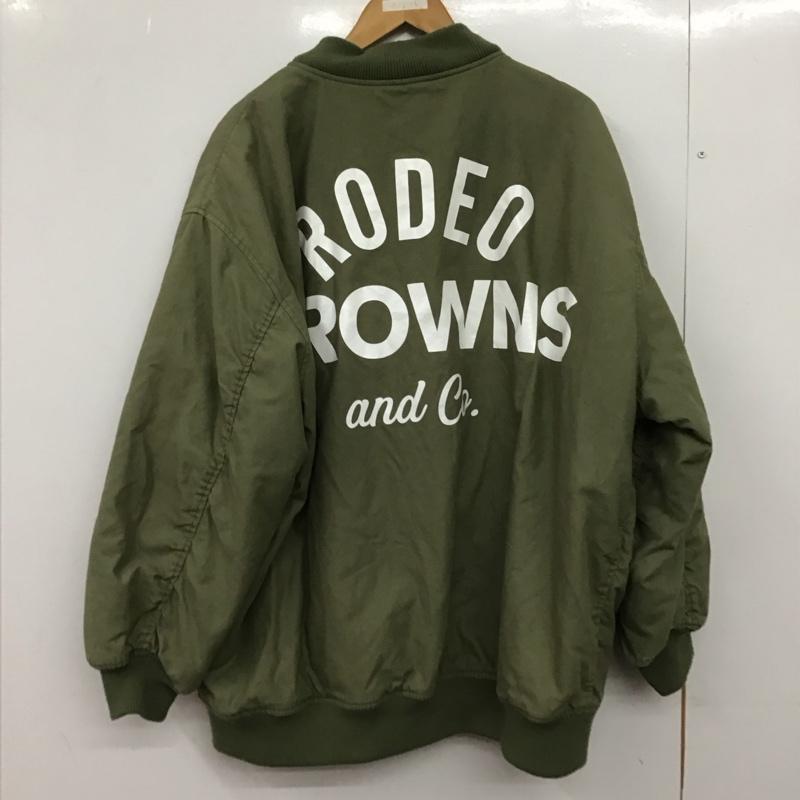 ロデオクラウンズ Rodeo Crowns ジャケット、上着 ジャンパー、ブルゾン 420far30-071m LOGO BIG HOODIE ブルゾン FREE レディース USED 古着 中古 10150491