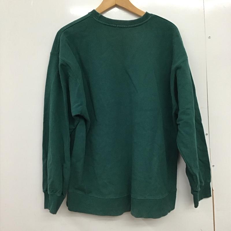 ローリーズファーム LOWRYS FARM トレーナー 長袖 FREE ロゴ、文字 緑 / グリーン /  レディース USED 古着 中古 10150492
