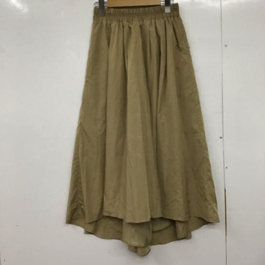ニコアンド niko and... スカート ロングスカート 無地 ベージュ / ベージュ /  レディース USED 古着 中古 10150494
