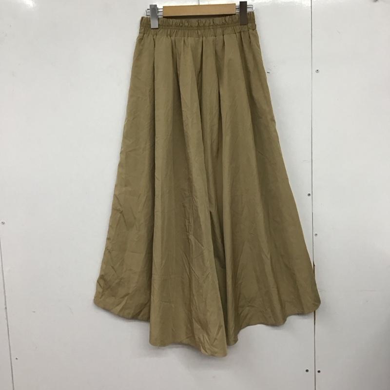ニコアンド niko and... スカート ロングスカート 無地 ベージュ / ベージュ /  レディース USED 古着 中古 10150494