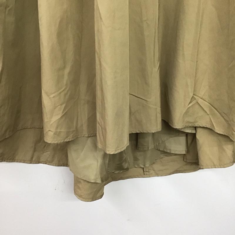 ニコアンド niko and... スカート ロングスカート 無地 ベージュ / ベージュ /  レディース USED 古着 中古 10150494