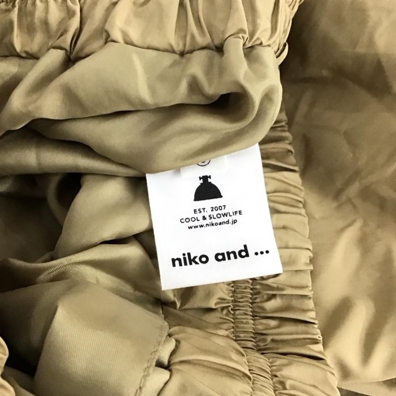 ニコアンド niko and... スカート ロングスカート 無地 ベージュ / ベージュ /  レディース USED 古着 中古 10150494
