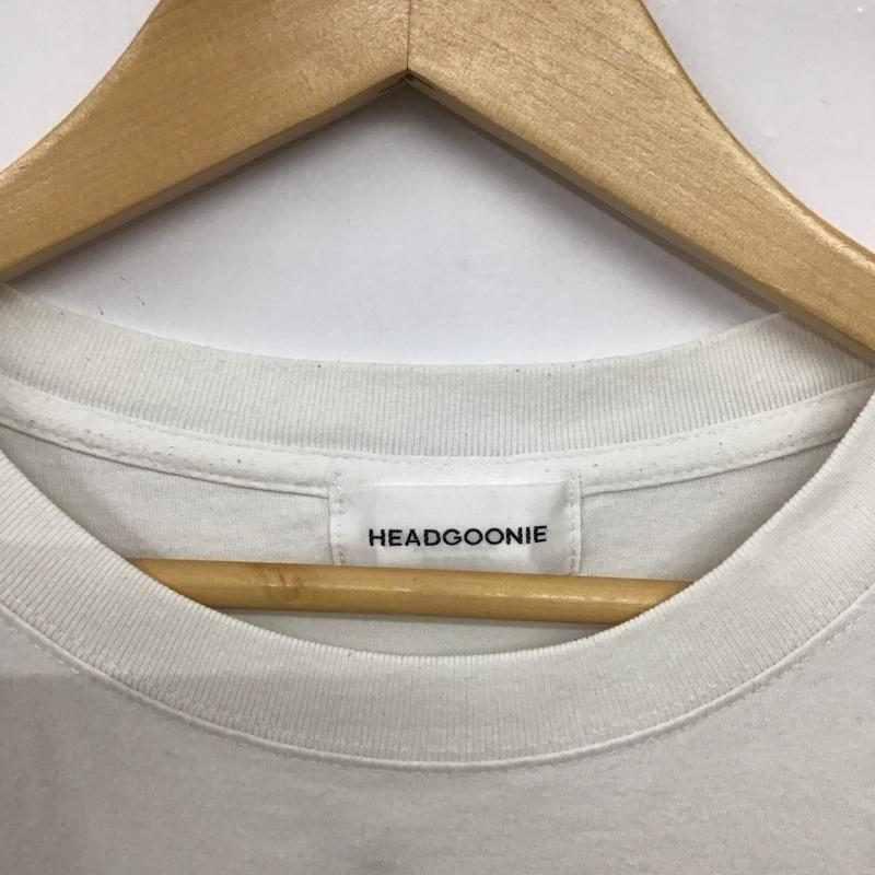 ヘッドグーニー HEADGOONIE Tシャツ 半袖 半袖カットソー プリントTシャツ クルーネックカットソー XXL プリント 白 / ホワイト /  メンズ USED 古着 中古 10150496