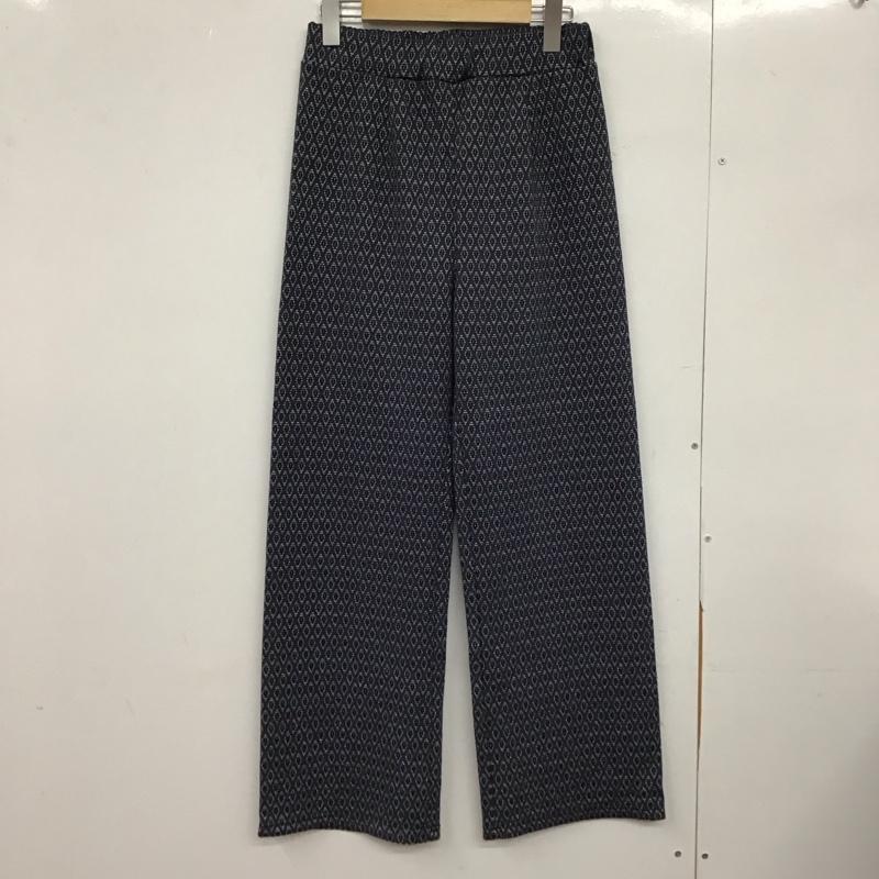 ジーナシス JEANASIS パンツ スラックス JS050512YG ラメジャガードカットパンツ FREE  紺 / ネイビー /  レディース USED 古着 中古 10150499