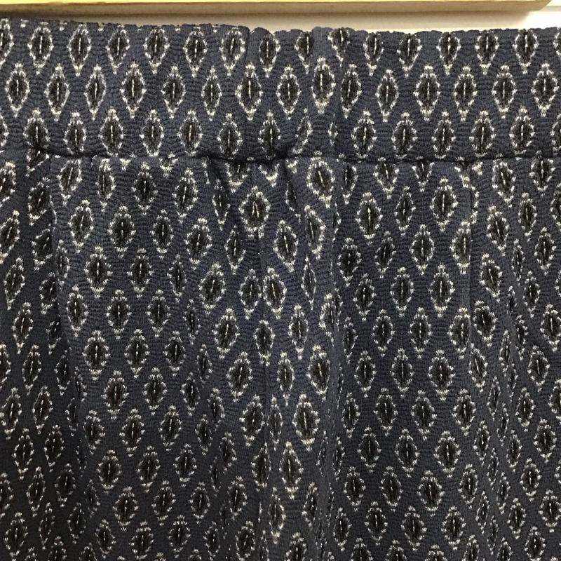 ジーナシス JEANASIS パンツ スラックス JS050512YG ラメジャガードカットパンツ FREE  紺 / ネイビー /  レディース USED 古着 中古 10150499
