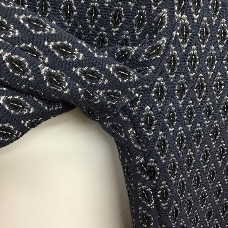 ジーナシス JEANASIS パンツ スラックス JS050512YG ラメジャガードカットパンツ FREE  紺 / ネイビー /  レディース USED 古着 中古 10150499