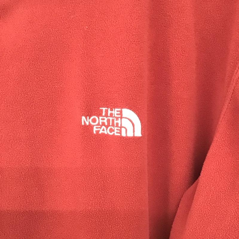 ザノースフェイス THE NORTH FACE パーカー 長袖 フリースプルオーバージャケット 長袖パーカー M ロゴ、文字 えんじ / ワインレッド /  メンズ USED 古着 中古 10150508