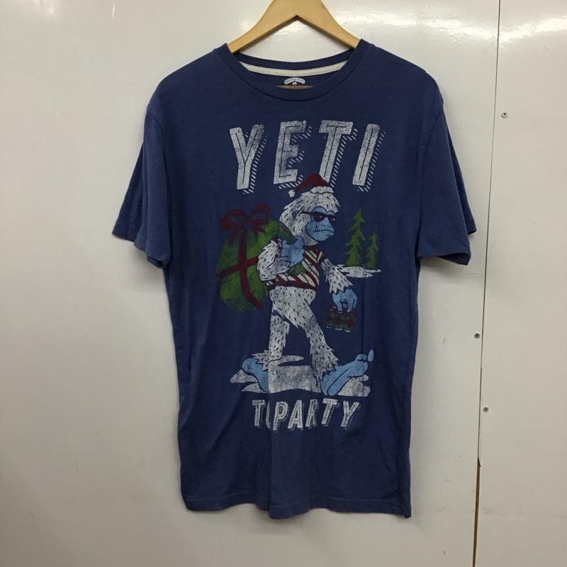 古着 USED Tシャツ 半袖 半袖カットソー プリントTシャツ クルーネックカットソー プリント 青 / ブルー /  メンズ USED 古着 中古 10150512