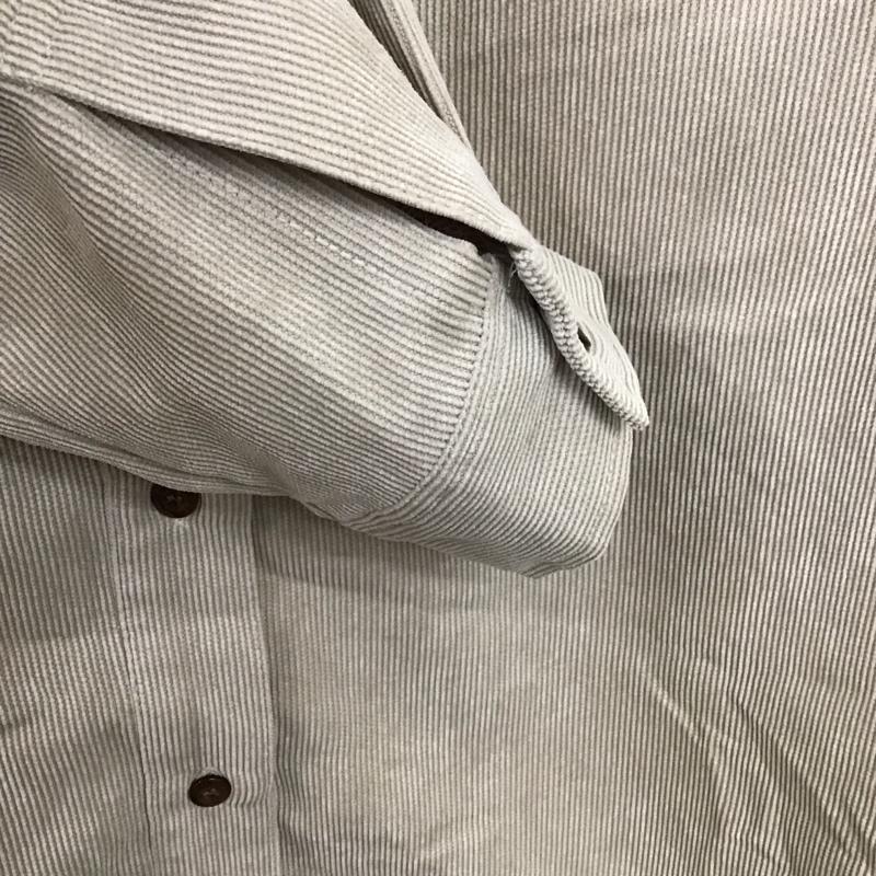 マジェスティックレゴン MAJESTIC LEGON シャツ、ブラウス 長袖 1096031040 細コールBIGシャツ S 無地 アイボリー / アイボリー /  レディース USED 古着 中古 10150515