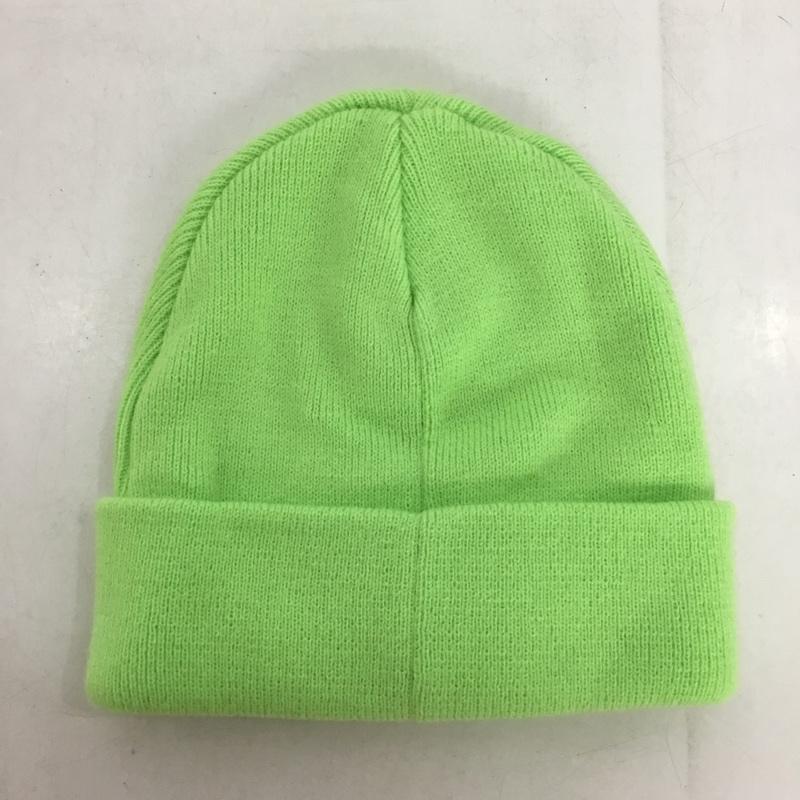 エックスガール X-girl 帽子 ニット帽 10521505 1005 BOX LOGO KNIT CAP ロゴ、文字 薄緑 / ライトグリーン /  レディース USED 古着 中古 10150516