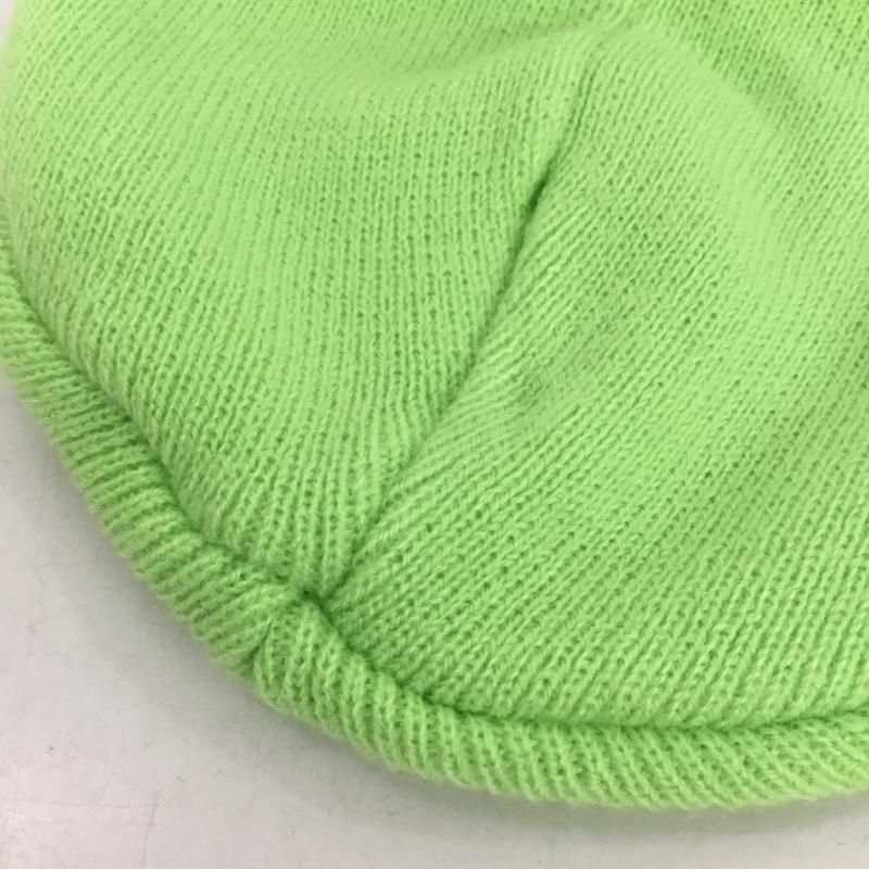 エックスガール X-girl 帽子 ニット帽 10521505 1005 BOX LOGO KNIT CAP ロゴ、文字 薄緑 / ライトグリーン /  レディース USED 古着 中古 10150516