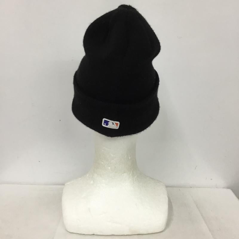 ニューエラ NEW ERA 帽子 ニット帽 ニューヨーク ヤンキース NY ロゴ、文字 黒 / ブラック /  メンズ USED 古着 中古 10150520