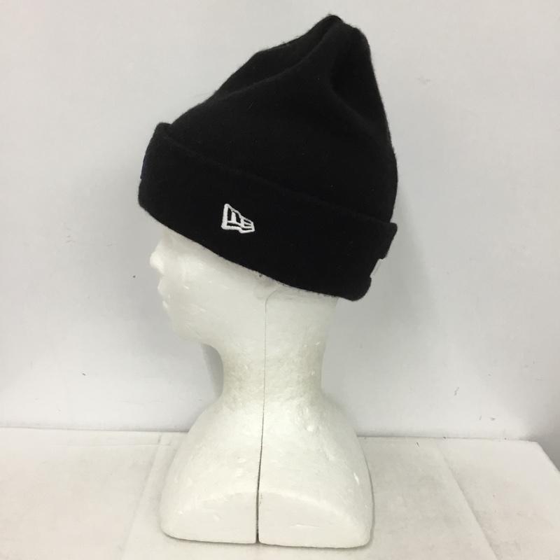ニューエラ NEW ERA 帽子 ニット帽 ニューヨーク ヤンキース NY ロゴ、文字 黒 / ブラック /  メンズ USED 古着 中古 10150520